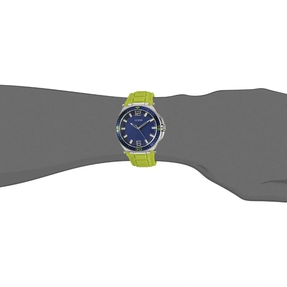New GUESS Men's Green Sport Watch
